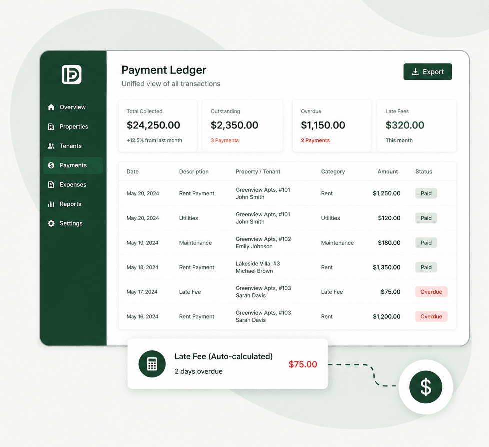 Payment Ledger UI