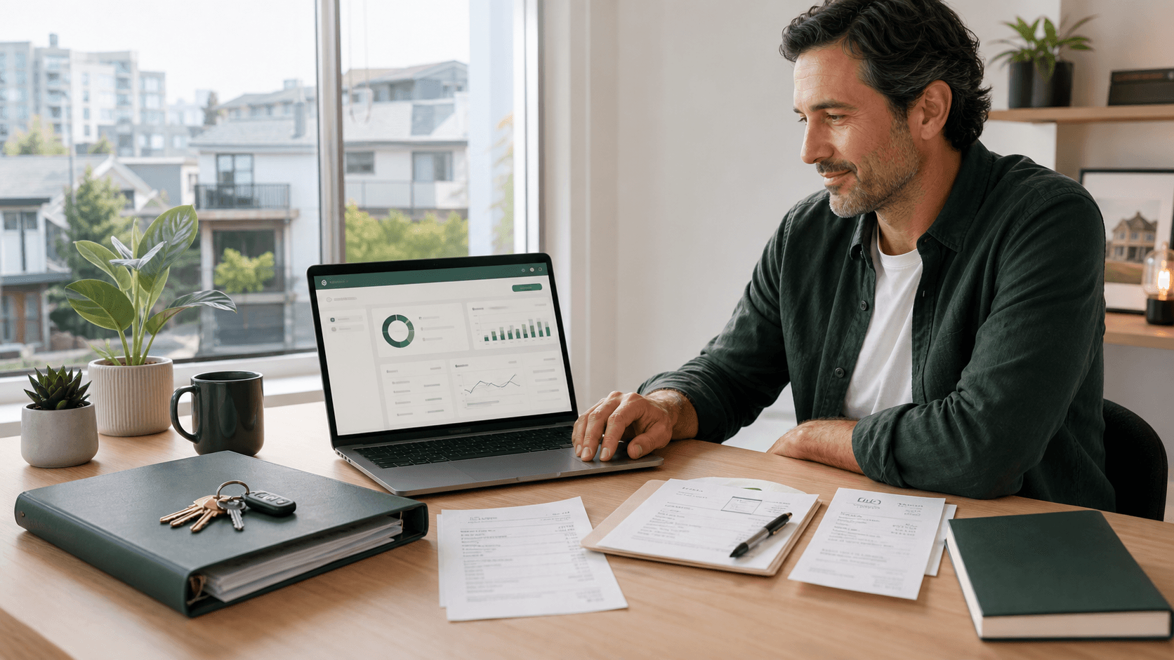 DwellTrack property management workspace for a Canadian small rental portfolio